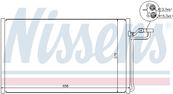 Nissens Airco condensor 940220