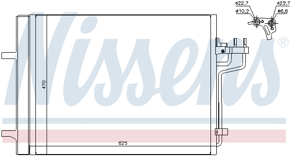 Airco condensor Nissens 940223