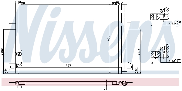 Nissens Airco condensor 940225