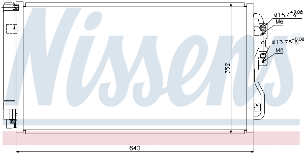 Airco condensor Nissens 940236