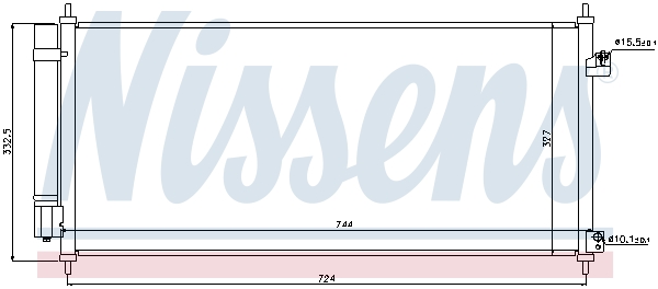 Nissens Airco condensor 940241