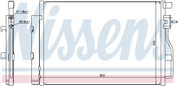 Nissens Airco condensor 940246