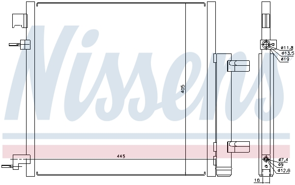 Nissens Airco condensor 940247