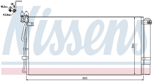 Nissens Airco condensor 940250