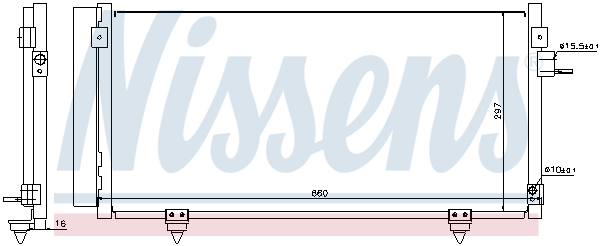 Nissens Airco condensor 940257