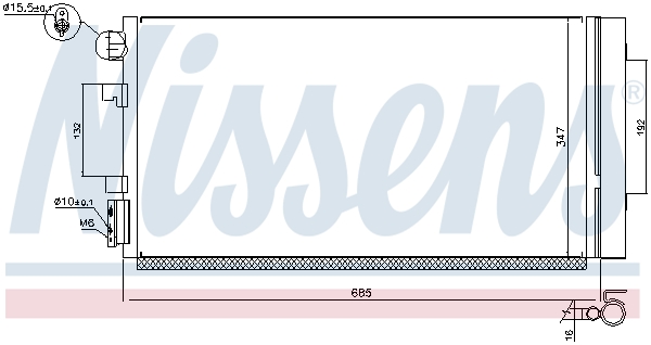 Nissens Airco condensor 940259