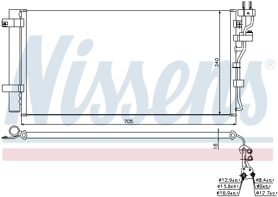 Nissens Airco condensor 940260