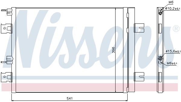 Nissens Airco condensor 940262