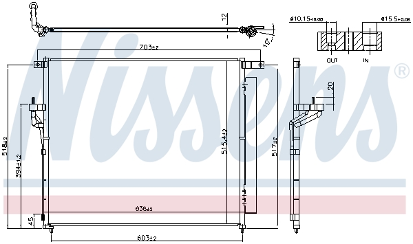 Nissens Airco condensor 940266