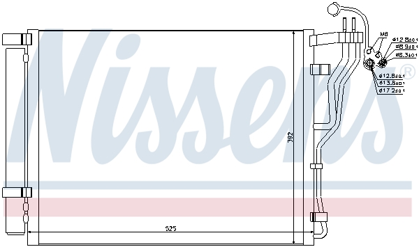 Nissens Airco condensor 940273