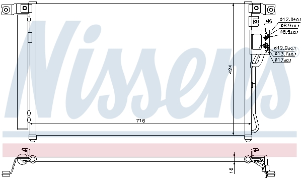 Nissens Airco condensor 940278