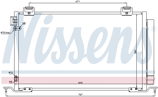 Nissens Airco condensor 940283