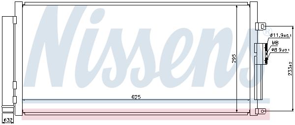 Nissens Airco condensor 940291