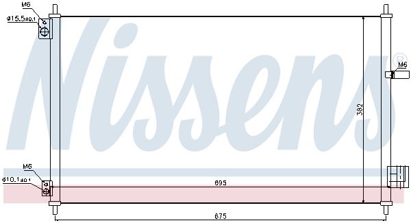 Nissens Airco condensor 940293