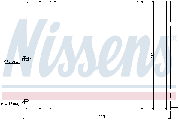 Nissens Airco condensor 940297