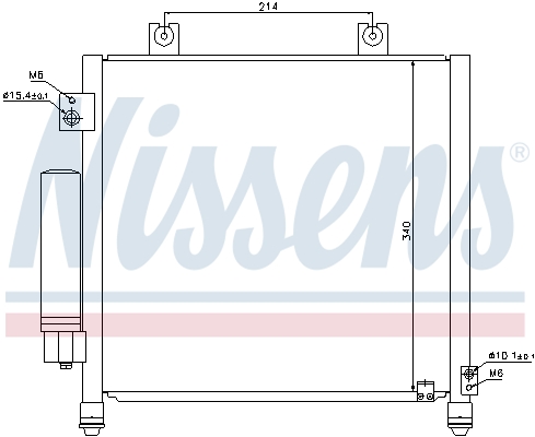 Nissens Airco condensor 940302