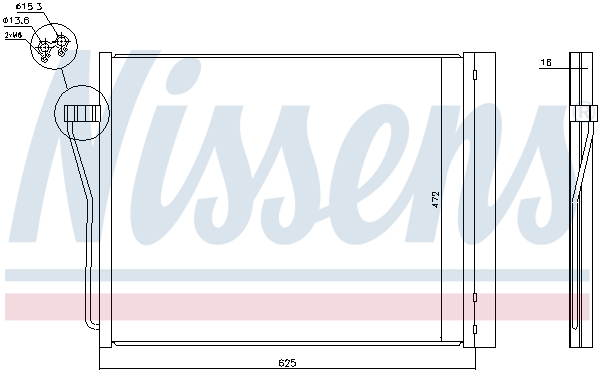 Nissens Airco condensor 940308