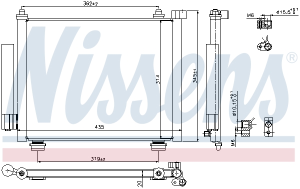 Airco condensor Nissens 940315