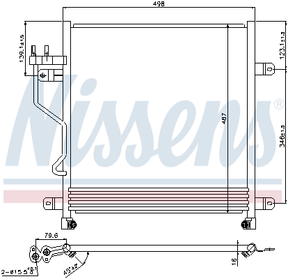 Nissens Airco condensor 940323