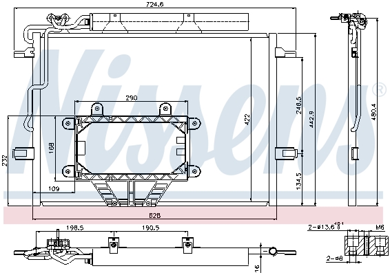 Nissens Airco condensor 940325