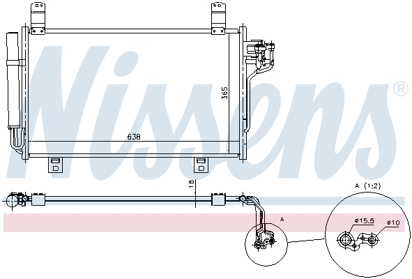 Nissens Airco condensor 940326