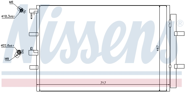 Nissens Airco condensor 940330