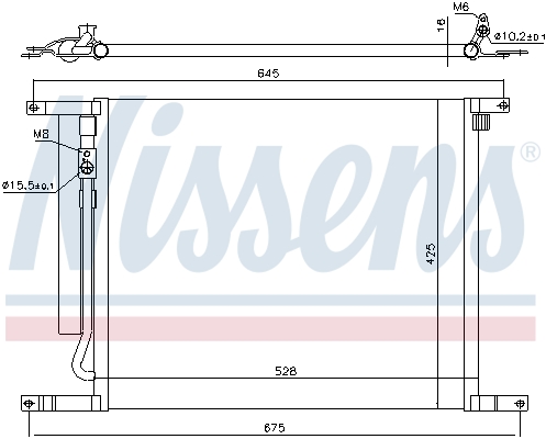 Nissens Airco condensor 940335