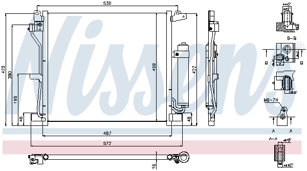 Nissens Airco condensor 940337