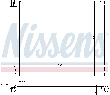 Nissens Airco condensor 940339