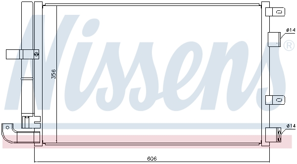 Nissens Airco condensor 940346