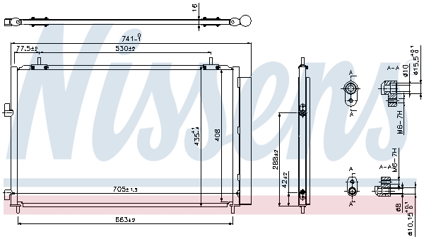 Nissens Airco condensor 940349