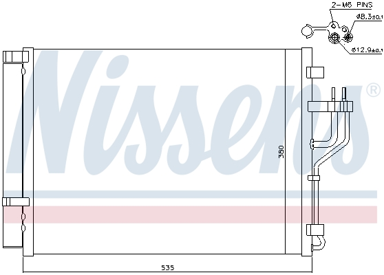 Nissens Airco condensor 940353