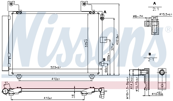 Nissens Airco condensor 940359