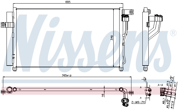 Nissens Airco condensor 940360