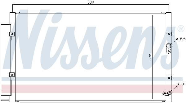 Nissens Airco condensor 940366