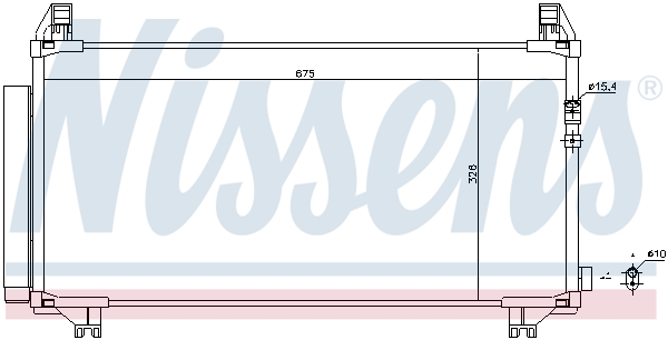 Nissens Airco condensor 940369