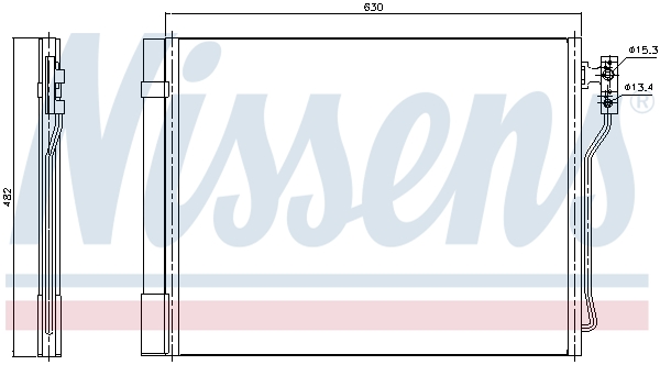 Nissens Airco condensor 940370