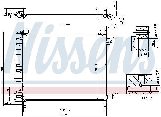 Nissens Airco condensor 940372