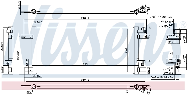 Nissens Airco condensor 940376