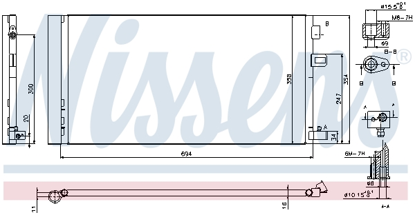 Nissens Airco condensor 940381