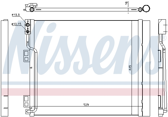 Nissens Airco condensor 940386