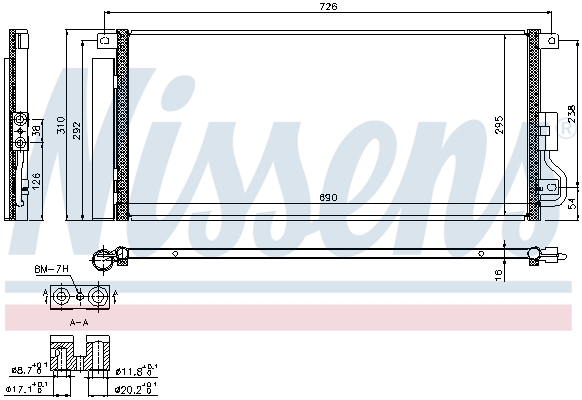 Nissens Airco condensor 940390