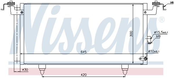 Nissens Airco condensor 940399