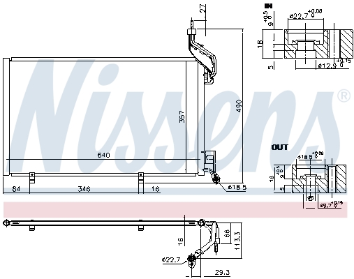 Nissens Airco condensor 940410