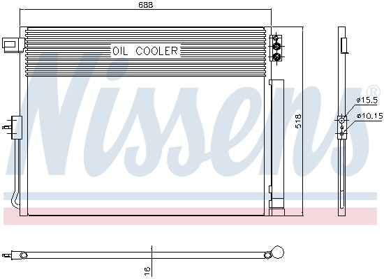 Nissens Airco condensor 940411