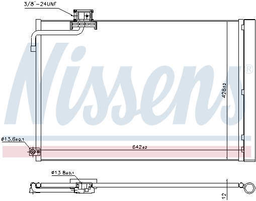 Nissens Airco condensor 940414