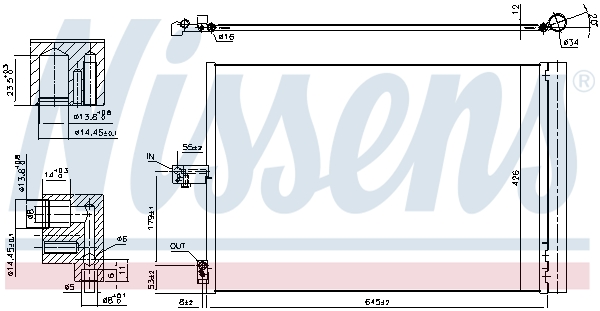 Nissens Airco condensor 940420