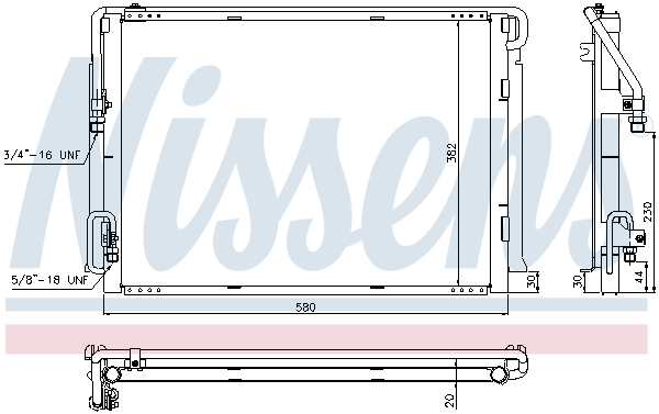 Nissens Airco condensor 940422