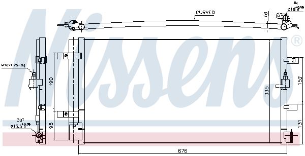 Nissens Airco condensor 940430