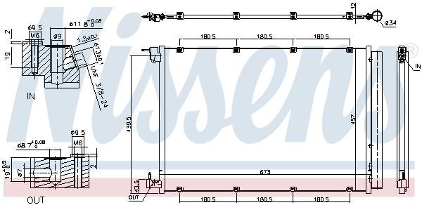 Nissens Airco condensor 940432